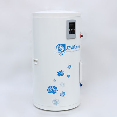 Vertikal 100Ltr 120Ltr kumparan tembaga Pertukaran panas enamel tangki air panas surya untuk perumahan