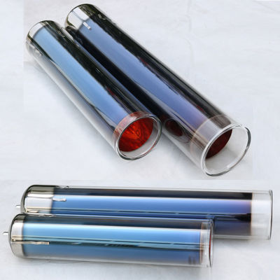 3.0mm Ketebalan porselen tabung solar dikosongkan tiga-tinggi tabung vakum 137x610mm