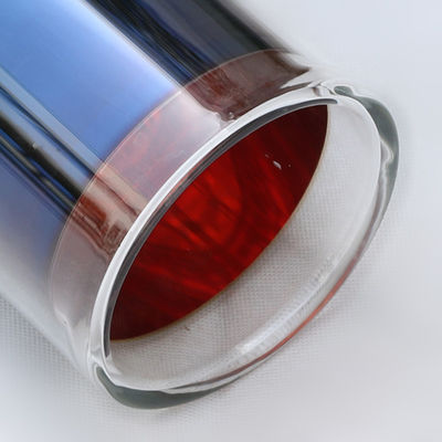 3.0mm Ketebalan porselen tabung solar dikosongkan tiga-tinggi tabung vakum 137x610mm