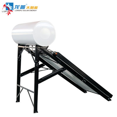 135L Kompak Pemanas Air Surya Tekanan FPC Pemanas Air Surya Dengan Silinder Baja Enameling