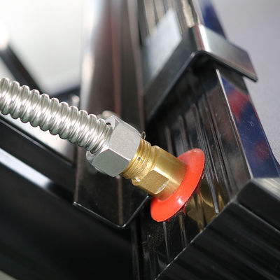 135L Enameling baja Silinder Atap Kompak Solar Pemanas Air Piring datar kolektor pemanas air