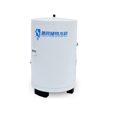 100l Kapasitas Lapisan baja enamel Bahan Silinder Air Sumber Tangki Buffer Untuk sistem pendingin udara