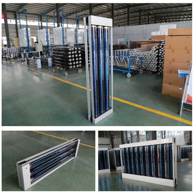 Penghematan Energi 137*850*7pcs Borosilikat Kaca 3.3 Tabung Vakum Tankless Solar Pemanas Air
