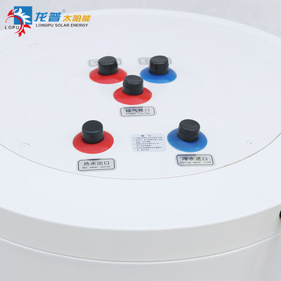 Longpu 120L penyimpanan panas tangki air solar enamel dengan tangki kecil penukar panas