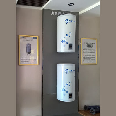 Dia 500mm Jaket Pertukaran Panas Daya Surya enameling Hot Water Cylinder vertikal Tangki Air Daya Surya