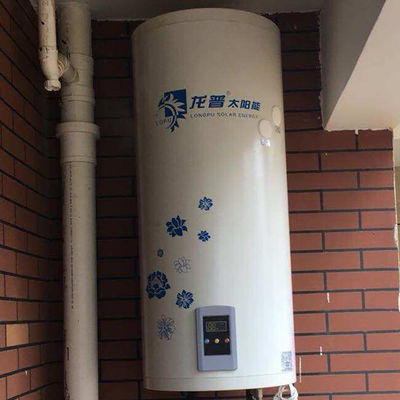 Dia 500mm Jaket Pertukaran Panas Daya Surya enameling Hot Water Cylinder vertikal Tangki Air Daya Surya