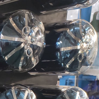 suhu tinggi Three Target Evacuated Tube Solar Collector Vacuum Glass Tube dari produsen tabung kaca Cina