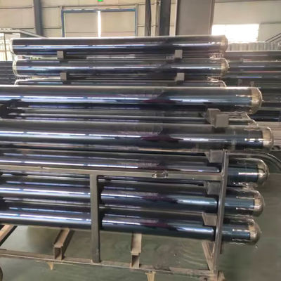 Tiga Target Solar Thermal Vacuum Tube Ketebalan 3,0mm Kaca Borosilikat 3,3 Bahan